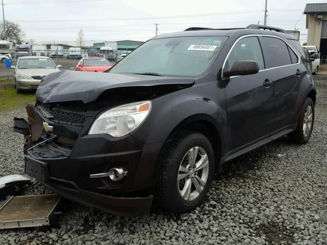 2GNFLNEK7D6367197 - 2013 CHEVROLET EQUINOX LT BLACK photo 2