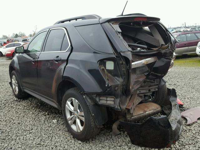 2GNFLNEK7D6367197 - 2013 CHEVROLET EQUINOX LT BLACK photo 3