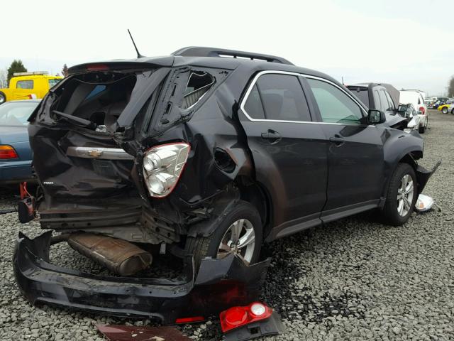 2GNFLNEK7D6367197 - 2013 CHEVROLET EQUINOX LT BLACK photo 4