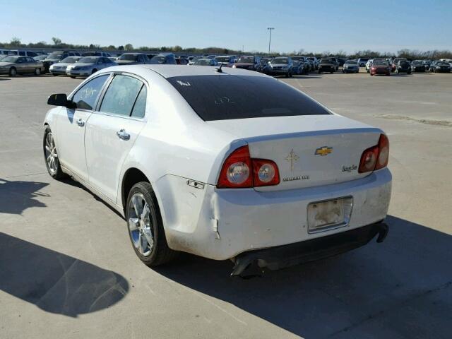 1G1ZE5E79BF389161 - 2011 CHEVROLET MALIBU LTZ WHITE photo 3