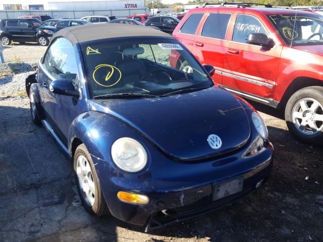 3VWCK21Y83M304618 - 2003 VOLKSWAGEN NEW BEETLE 蓝色 照片 1