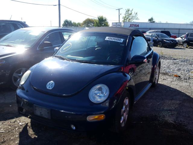 3VWCK21Y83M304618 - 2003 VOLKSWAGEN NEW BEETLE 蓝色 照片 2