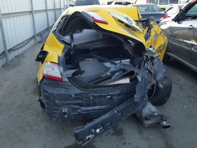 4T1BB3EK7BU132551 - 2011 TOYOTA CAMRY HYBR YELLOW photo 9