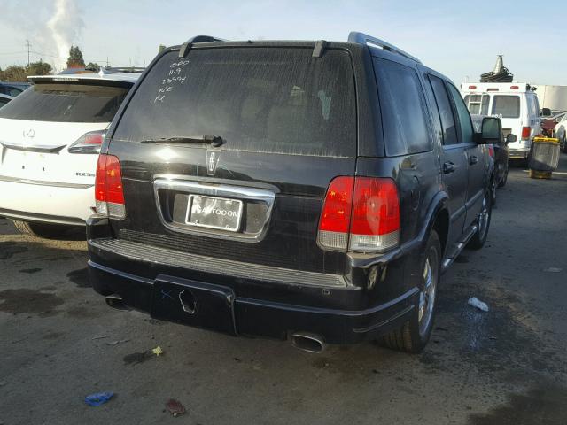 5LMEU68HX4ZJ42079 - 2004 LINCOLN AVIATOR BLACK photo 4