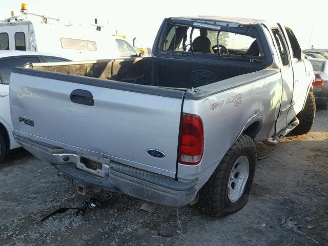 1FTRX18L41KF41016 - 2001 FORD F150 SILVER photo 4