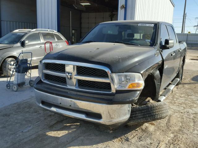 1D3HB13P59J509012 - 2009 DODGE RAM 1500 BLACK photo 2