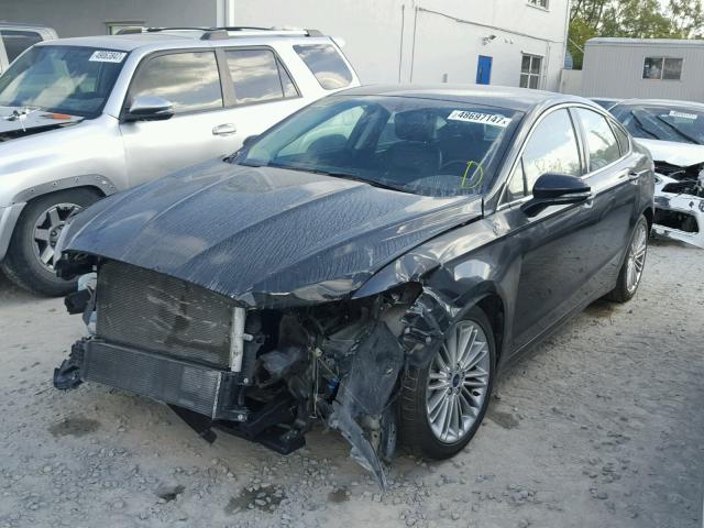 3FA6P0HD3FR134545 - 2015 FORD FUSION SE BLACK photo 2