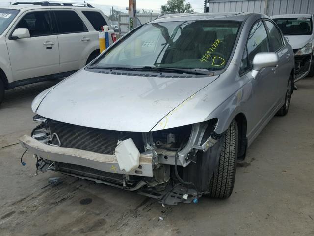 19XFA1F81AE037089 - 2010 HONDA CIVIC EX SILVER photo 2