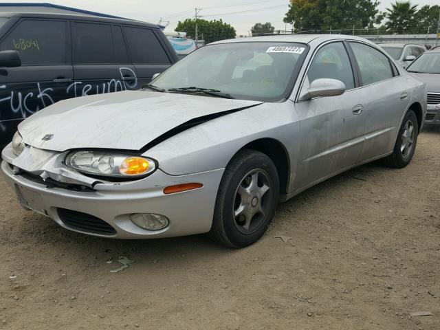 1G3GR64H024236151 - 2002 OLDSMOBILE AURORA SILVER photo 2