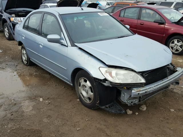 JHMES96695S005806 - 2005 HONDA CIVIC HYBR BLUE photo 1