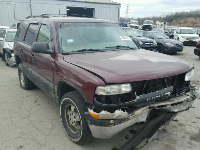 1GNEK13T3YJ156915 - 2000 CHEVROLET TAHOE K150 MAROON photo 1