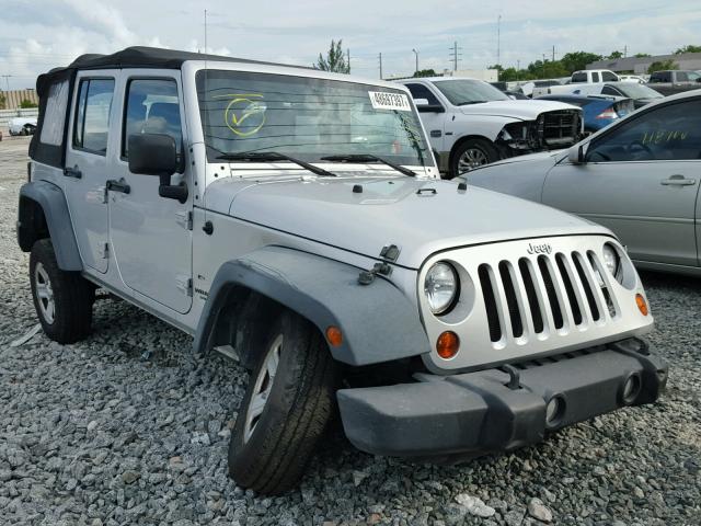 1J4BA3H17BL507770 - 2011 JEEP WRANGLER U SILVER photo 1