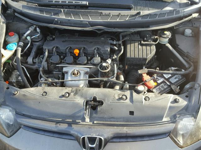 2HGFG11816H553455 - 2006 HONDA CIVIC EX GRAY photo 7