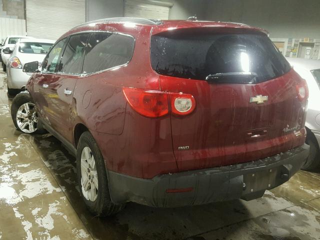 1GNLVFED4AS146394 - 2010 CHEVROLET TRAVERSE L RED photo 3