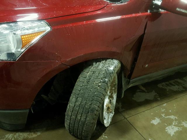 1GNLVFED4AS146394 - 2010 CHEVROLET TRAVERSE L RED photo 9