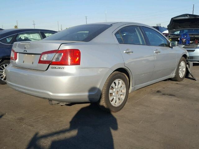 4A32B2FF0CE021123 - 2012 MITSUBISHI GALANT FE SILVER photo 4