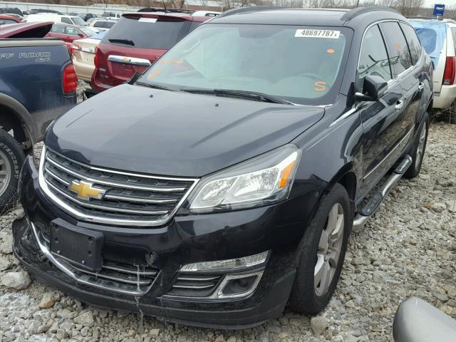 1GNKRLKD0DJ100316 - 2013 CHEVROLET TRAVERSE L BLACK photo 2