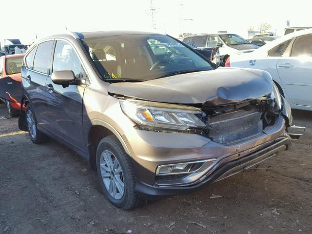 5J6RM4H75FL134055 - 2015 HONDA CR-V EXL GRAY photo 1