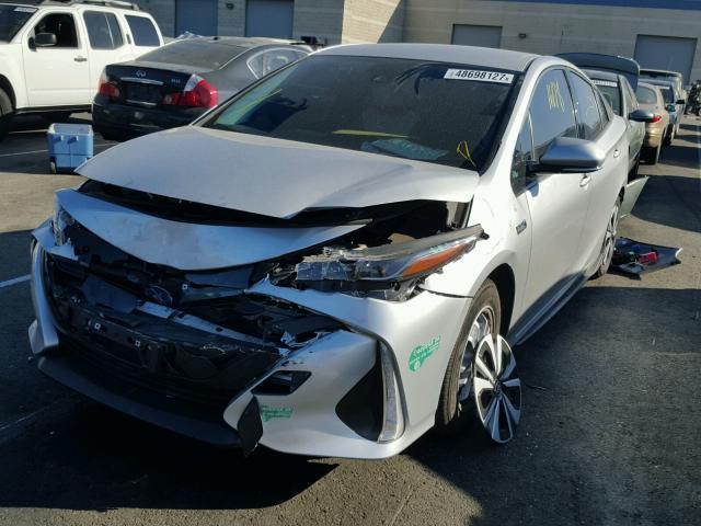 JTDKARFP9H3003200 - 2017 TOYOTA PRIUS PRIM ვერცხლისფერი ფოტო 2