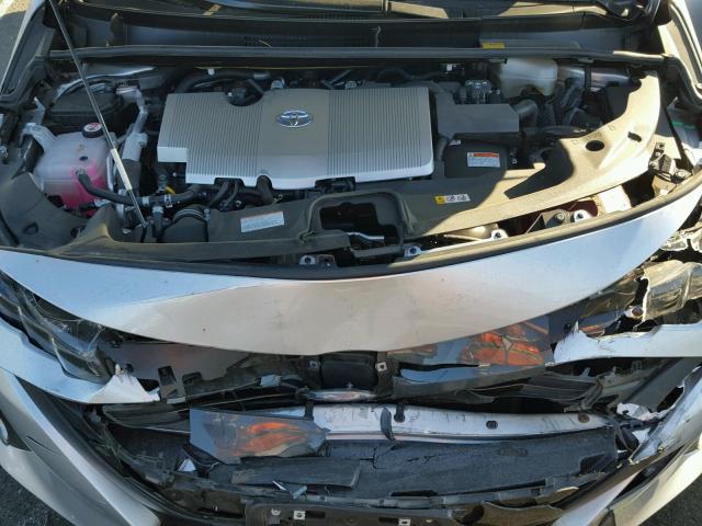 JTDKARFP9H3003200 - 2017 TOYOTA PRIUS PRIM ვერცხლისფერი ფოტო 7