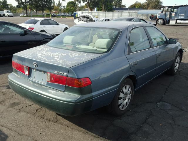 4T1BG22K11U782457 - 2001 TOYOTA CAMRY CE BLUE photo 4