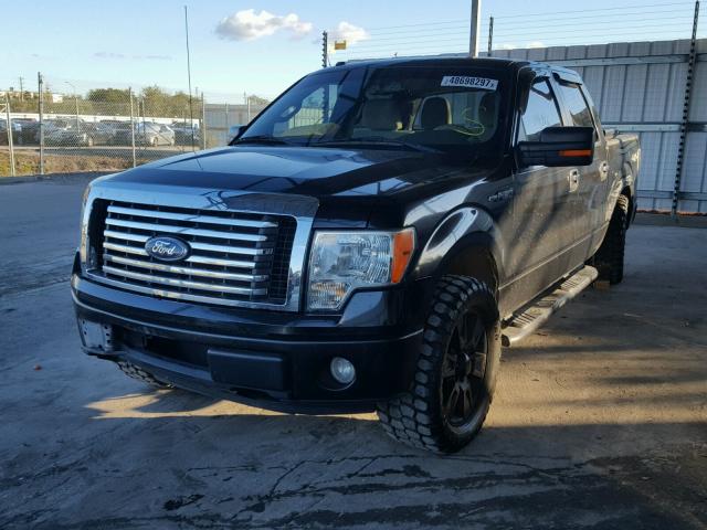 1FTEW1E82AFC23356 - 2010 FORD F150 SUPER BLACK photo 2