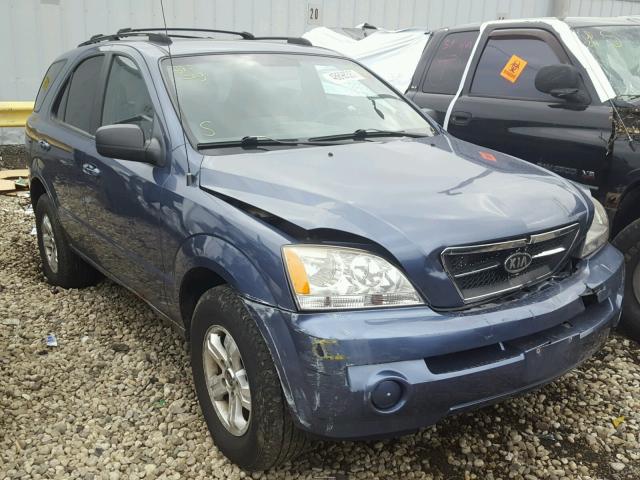 KNDJC733545314584 - 2004 KIA SORENTO EX BLUE photo 1