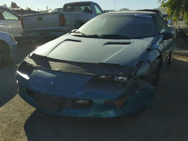 2G1FP22S7R2164088 - 1994 CHEVROLET CAMARO GREEN photo 2