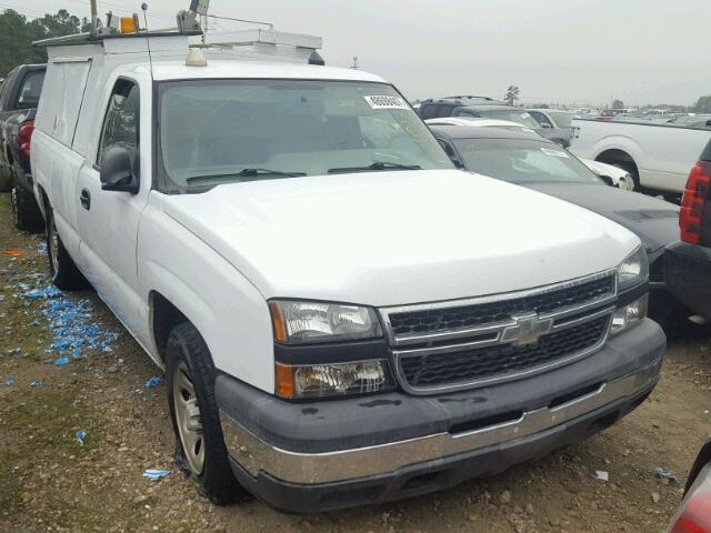 1GCEC14X37Z148269 - 2007 CHEVROLET SILVERADO WHITE photo 1