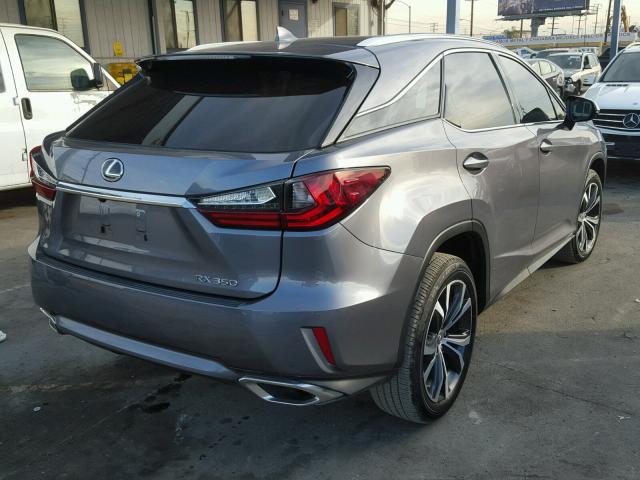 2T2ZZMCA7HC065353 - 2017 LEXUS RX 350 GRAY photo 4