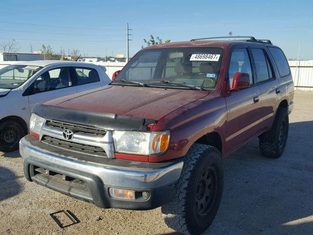 JT3GN86RX20259039 - 2002 TOYOTA 4RUNNER SR MAROON photo 2