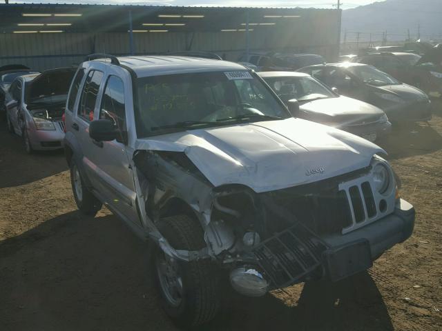 1J4GL48K46W119544 - 2006 JEEP LIBERTY SP SILVER photo 1