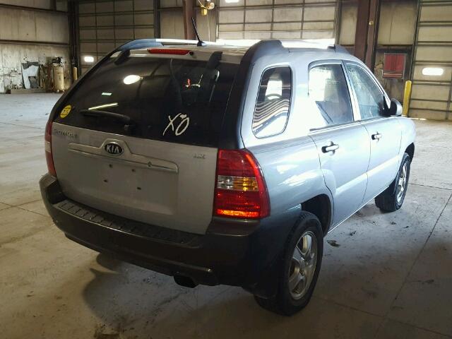 KNDJF724877440108 - 2007 KIA SPORTAGE L SILVER photo 4