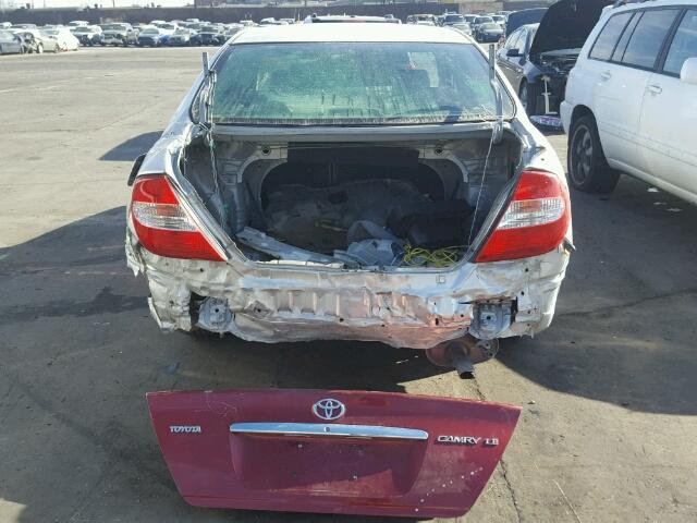 4T1BF32K06U629200 - 2006 TOYOTA CAMRY LE SILVER photo 9