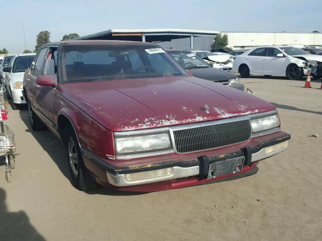 1G4HP54C6LH536498 - 1990 BUICK LESABRE CU MAROON photo 1