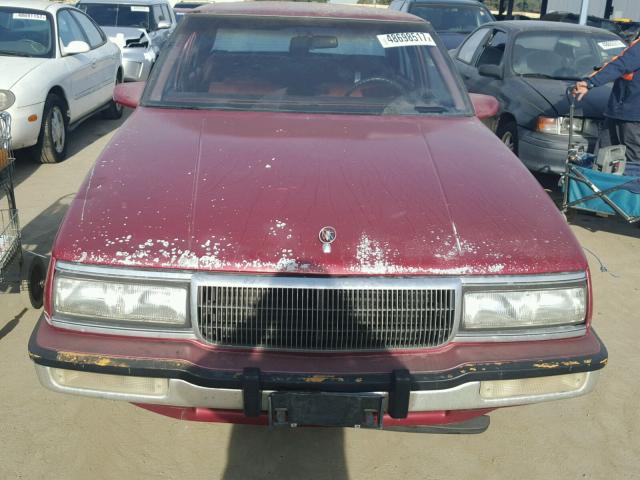 1G4HP54C6LH536498 - 1990 BUICK LESABRE CU MAROON photo 7