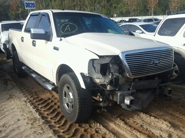 1FTPW14V17FA82580 - 2007 FORD F150 SUPER WHITE photo 1