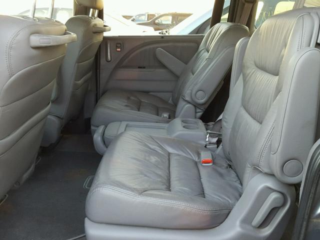 5FNRL3H67AB007281 - 2010 HONDA ODYSSEY EX GRAY photo 6