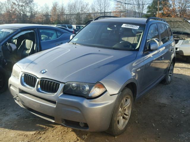 WBXPA93406WG79231 - 2006 BMW X3 3.0I GRAY photo 2