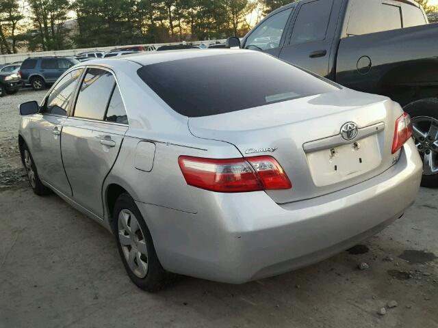 4T1BE46K77U703989 - 2007 TOYOTA CAMRY NEW SILVER photo 3