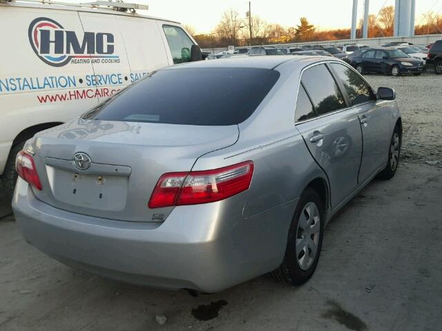 4T1BE46K77U703989 - 2007 TOYOTA CAMRY NEW SILVER photo 4