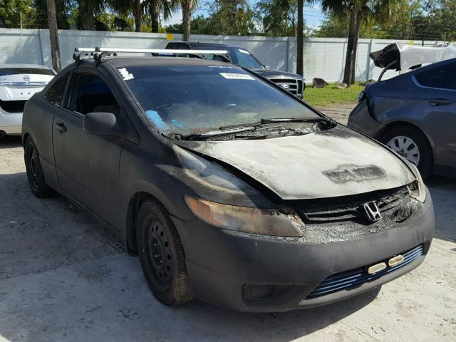 2HGFG126X8H502438 - 2008 HONDA CIVIC LX BLACK photo 1