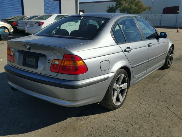 WBAET37494NH06190 - 2004 BMW 325 I GRAY photo 4