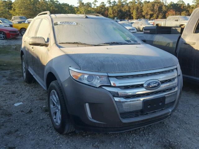 2FMDK3JCXEBB63732 - 2014 FORD EDGE SEL GRAY photo 1