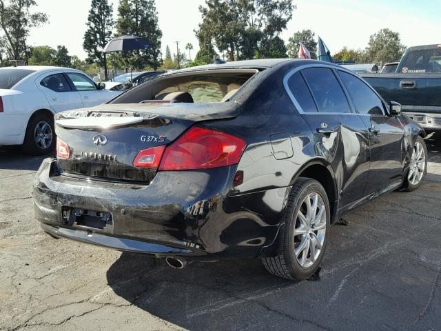 JN1CV6AR2DM753514 - 2013 INFINITI G37 BLACK photo 4