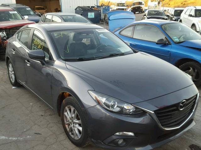 JM1BM1V70G1314342 - 2016 MAZDA 3 TOURING GRAY photo 1