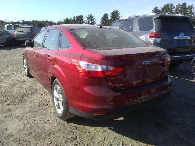 1FADP3F23EL426963 - 2014 FORD FOCUS SE RED photo 3