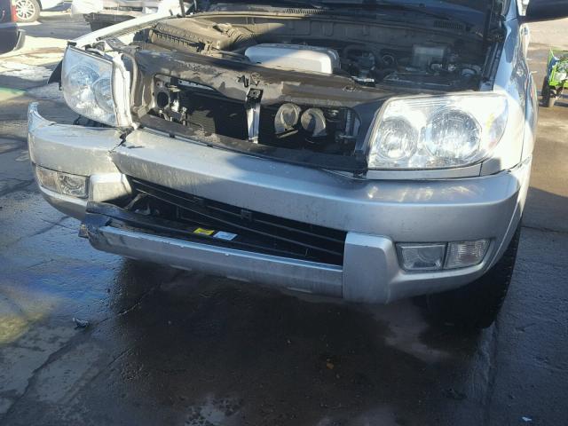 JTEBT14R840028256 - 2004 TOYOTA 4RUNNER SR SILVER photo 7