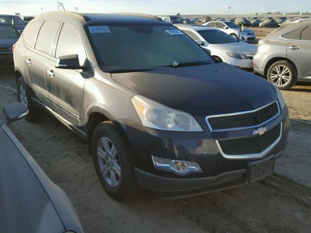 1GNLRFED8AS128243 - 2010 CHEVROLET TRAVERSE L BLACK photo 1