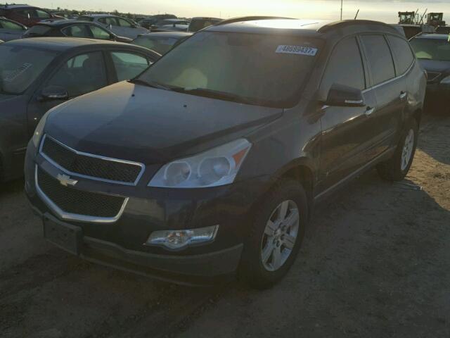 1GNLRFED8AS128243 - 2010 CHEVROLET TRAVERSE L BLACK photo 2